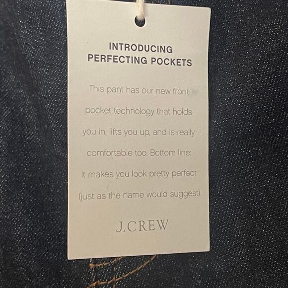 J. Crew Vintage Straight Jean In Resin Rinse Size 24 NWT - Picture 10 of 12